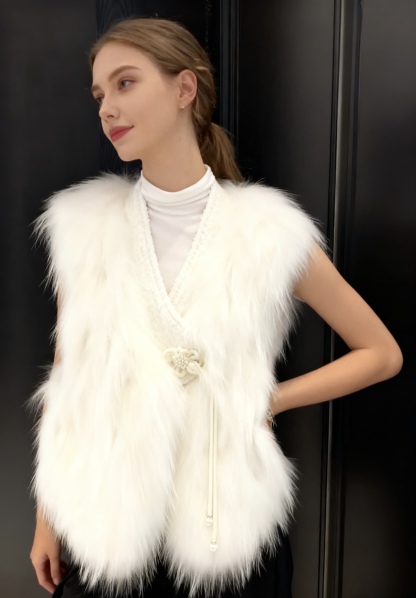  Chanel-style cropped vest top