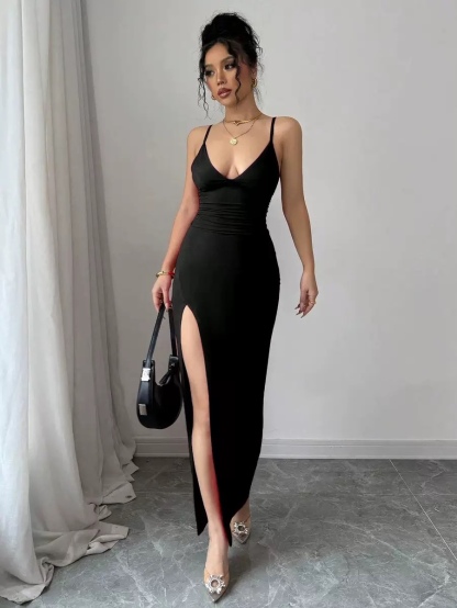 Slit dress