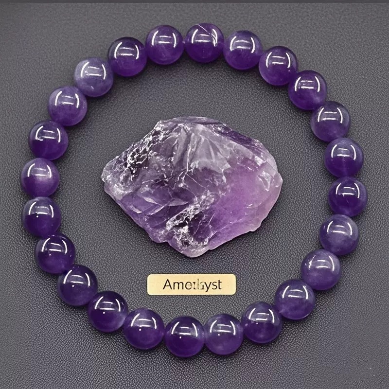 Handmade agate crystal bracelet