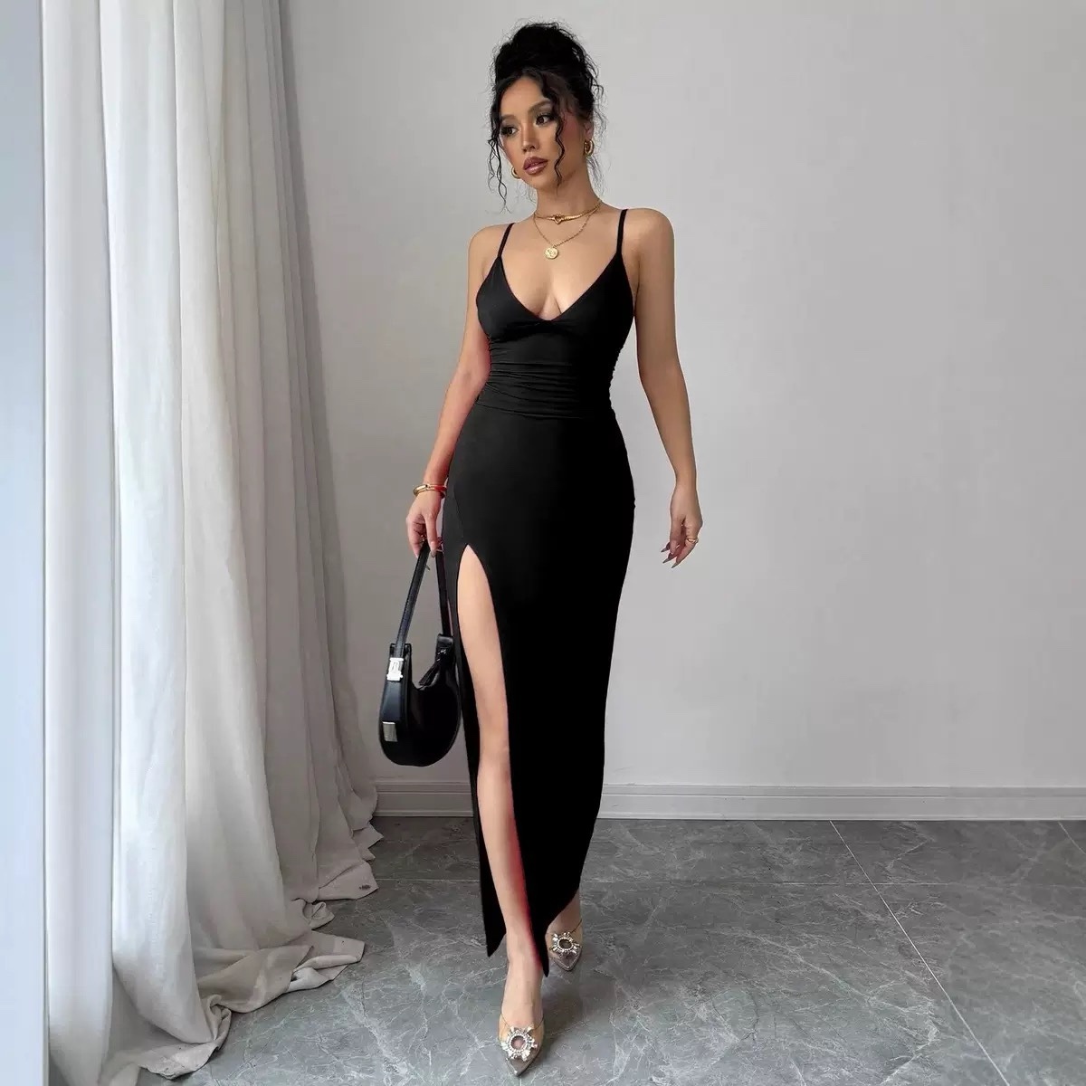 Slit dress