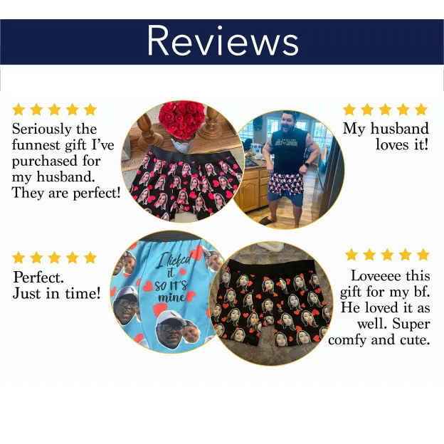 Custom Boxer briefs with Faces, Valentines Day Gift for Husband/boyfriend, Gift for him Anniversary/Christmas, Fathers Day gift