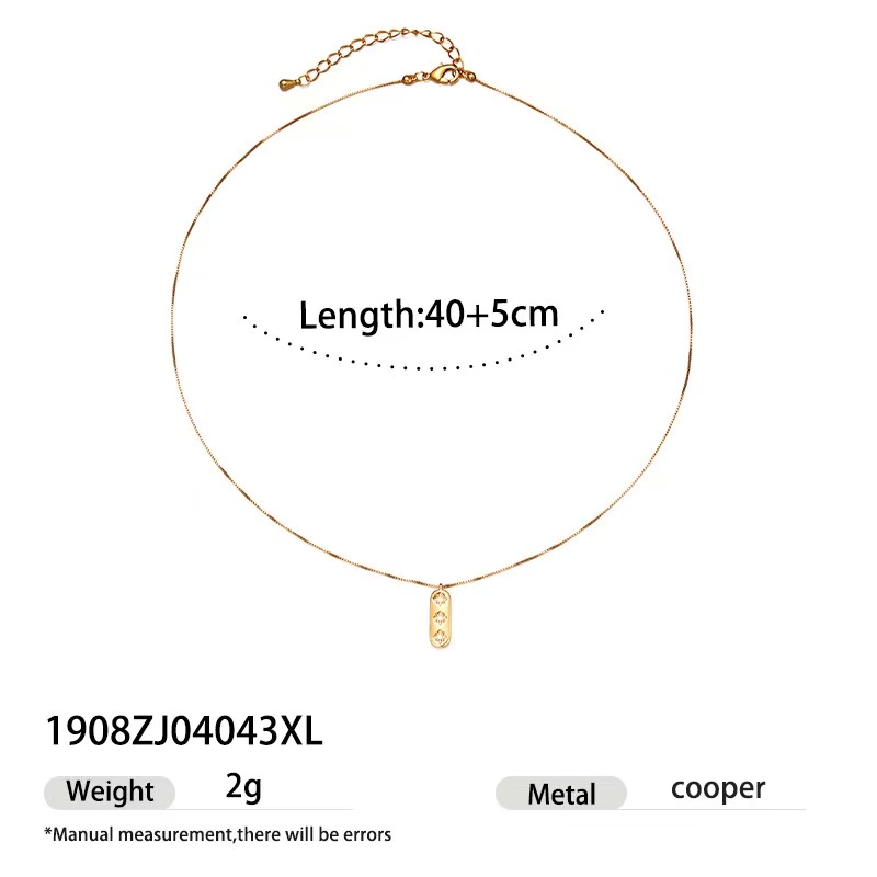 Necklace women's collarbone chain
