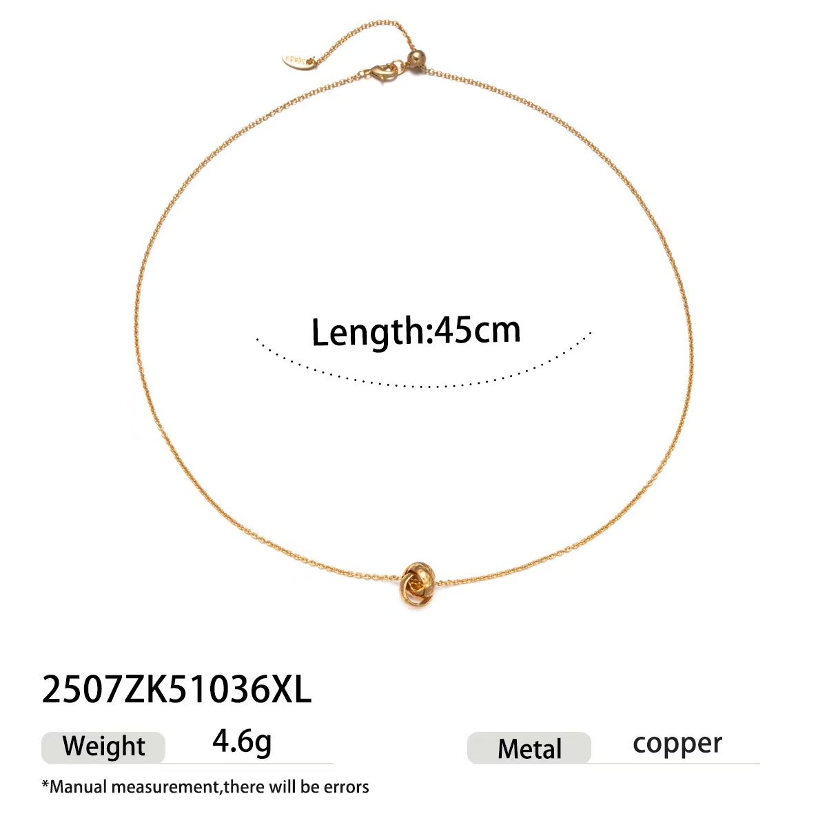 Necklace women's collarbone chain