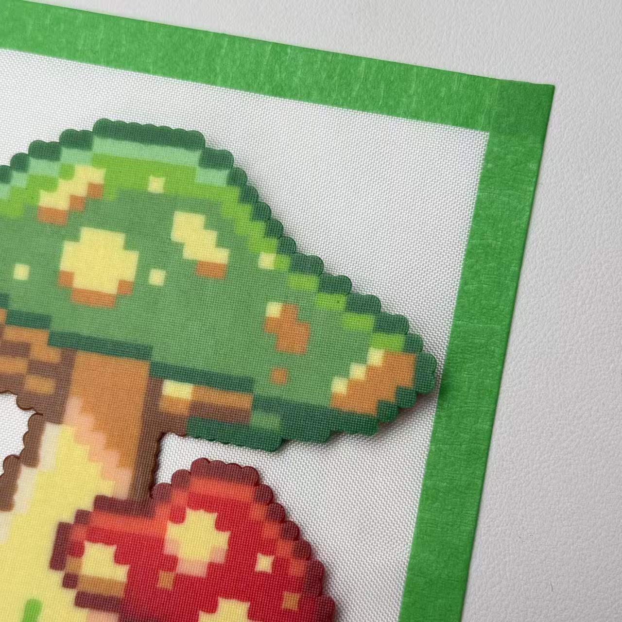 Non-Stick Teflon Ironing Sheet with Tape Sticker Edged