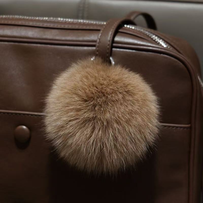 Plush bag charm Keychain Cozy Winter soft Charm