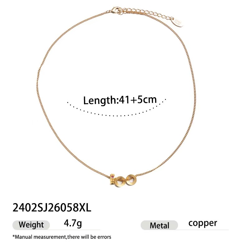 Necklace women's collarbone chain