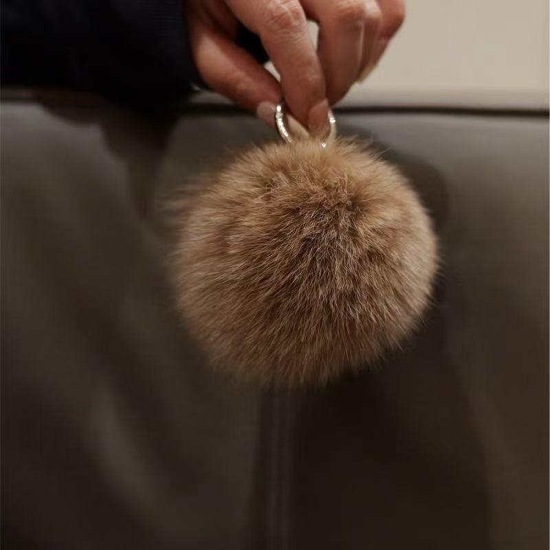 Plush bag charm Keychain Cozy Winter soft Charm