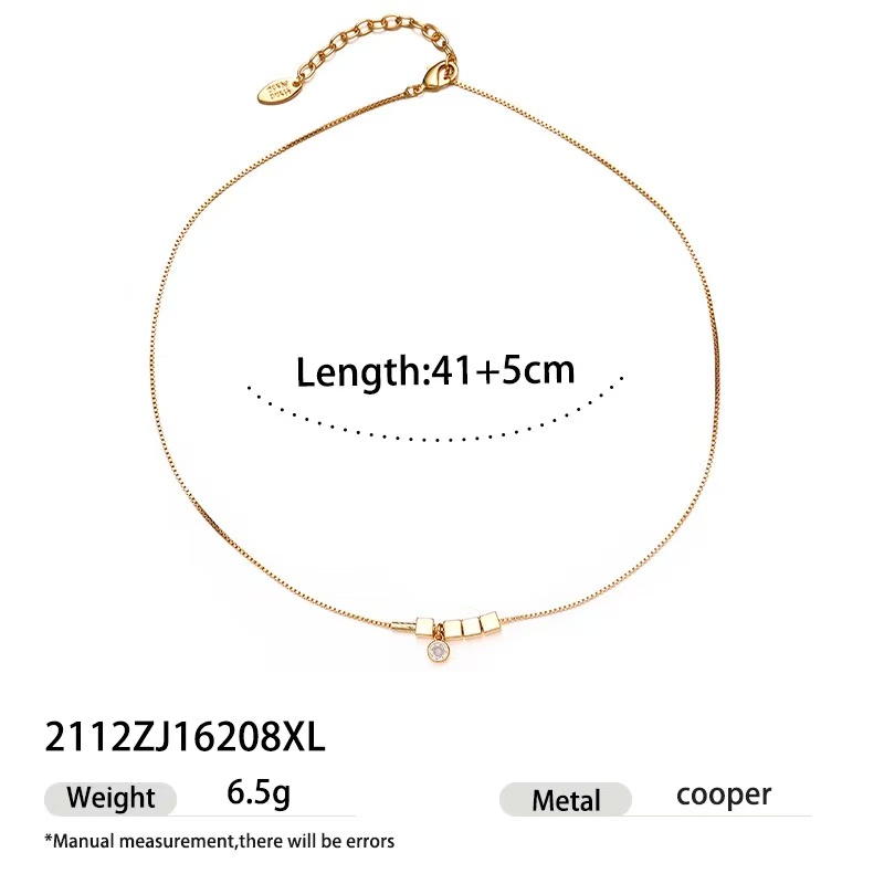 Necklace women's collarbone chain