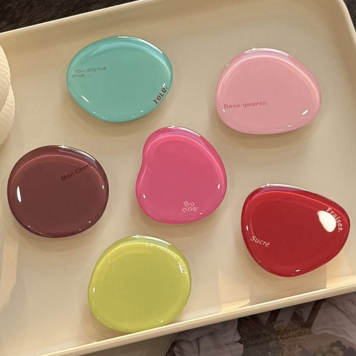 Classic enamel popsocket metal enamel series magnetic holder retractable airbag magsafe phone popsocket