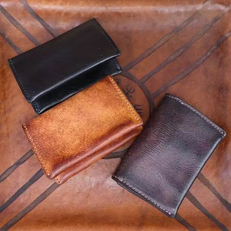 card holder slim bank card wallet card cowhide card case