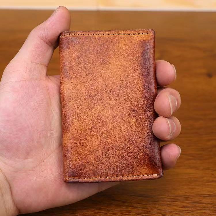 card holder slim bank card wallet card cowhide card case