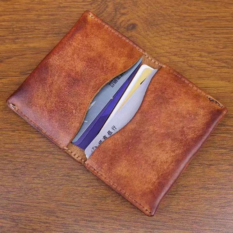card holder slim bank card wallet card cowhide card case