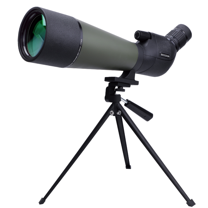 BOSSDUN 25–75x80mm Spektiv mit Stativ – inkl. Smartphone-Adapter & Tragetasche, HD BAK4 Prisma, wasserdichtes Monokular, ideal für Vogelbeobachtung, Fotografie & Outdoor