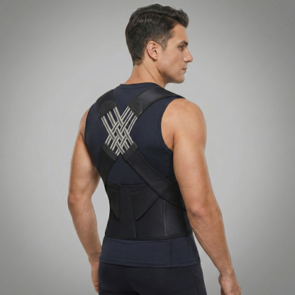 Adjustable Posture Corrector Back Brace for Men