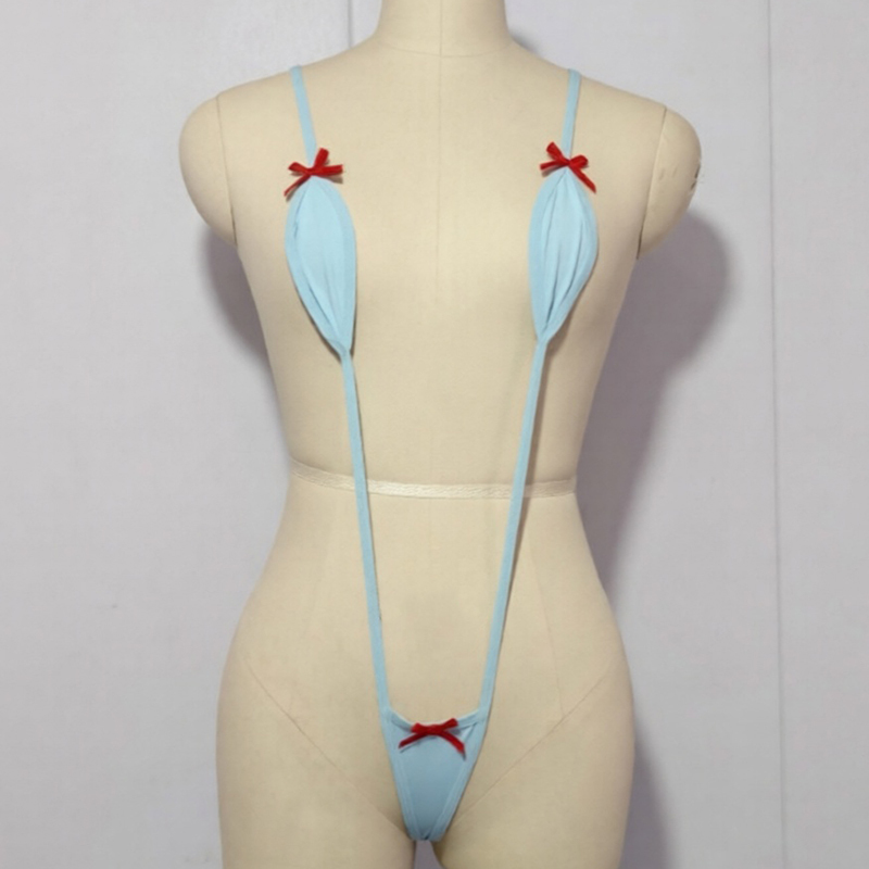 Multicolor bikini three-piece adjustable swimsuit set