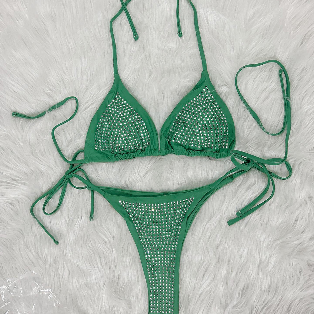 Sexy rhinestone bikini