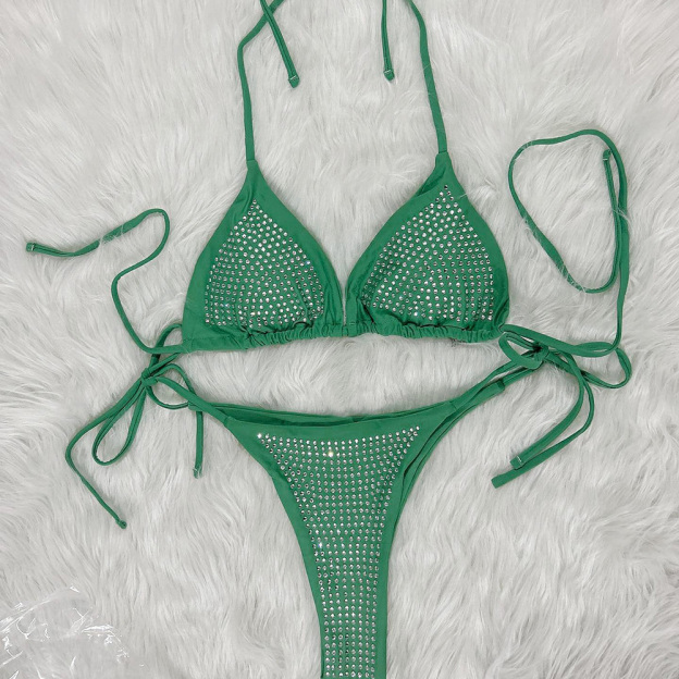 Sexy rhinestone bikini