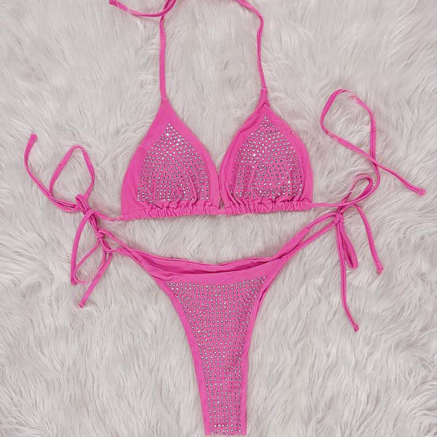Sexy rhinestone bikini