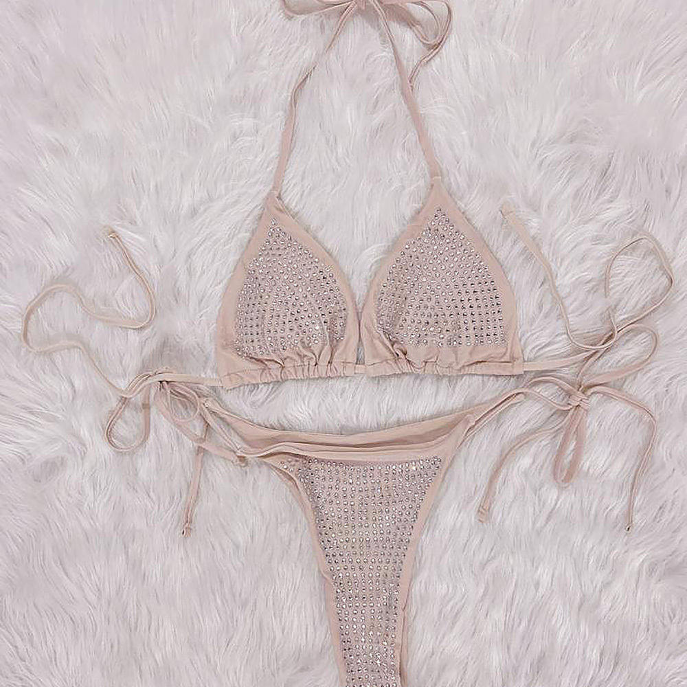 Sexy rhinestone bikini