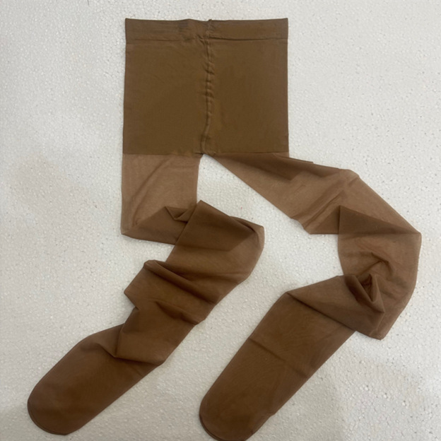 Thin black invisible pantyhose