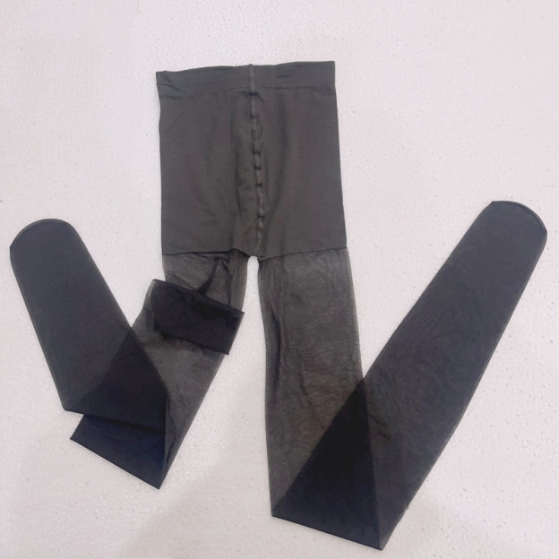 Thin black invisible pantyhose