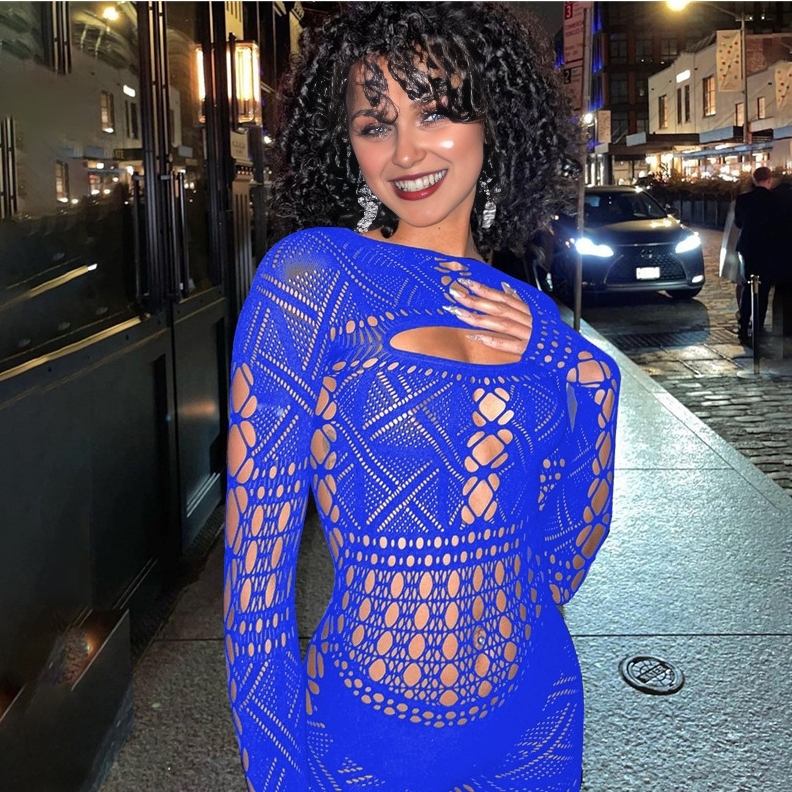 Sexy, sheer lace, high-waisted, form-fitting knitted romper shorts.