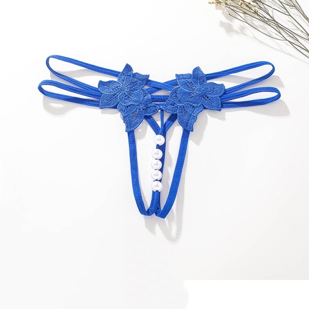 Sexy thong transparent crotchless underwear