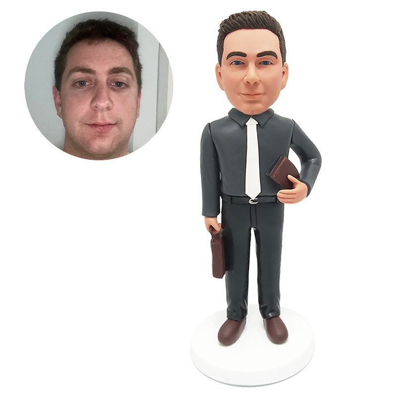 personalized bobblehead figure male teacher