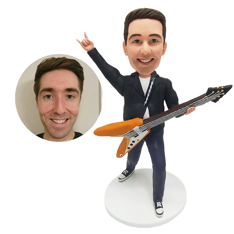 custom guitarist bobblehead