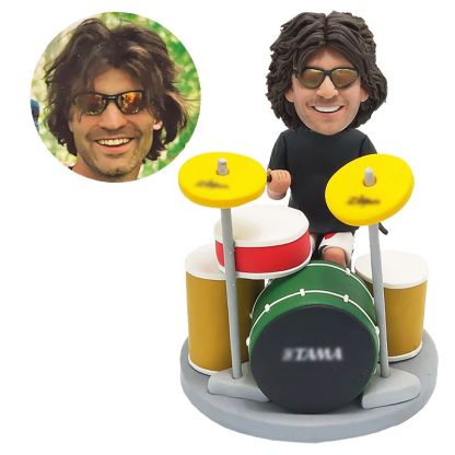customised drummer bobble head