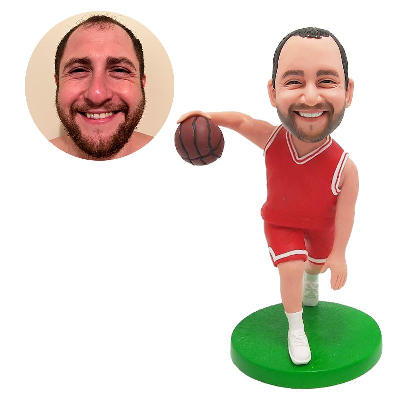 custom made bobblehead figure basketball player