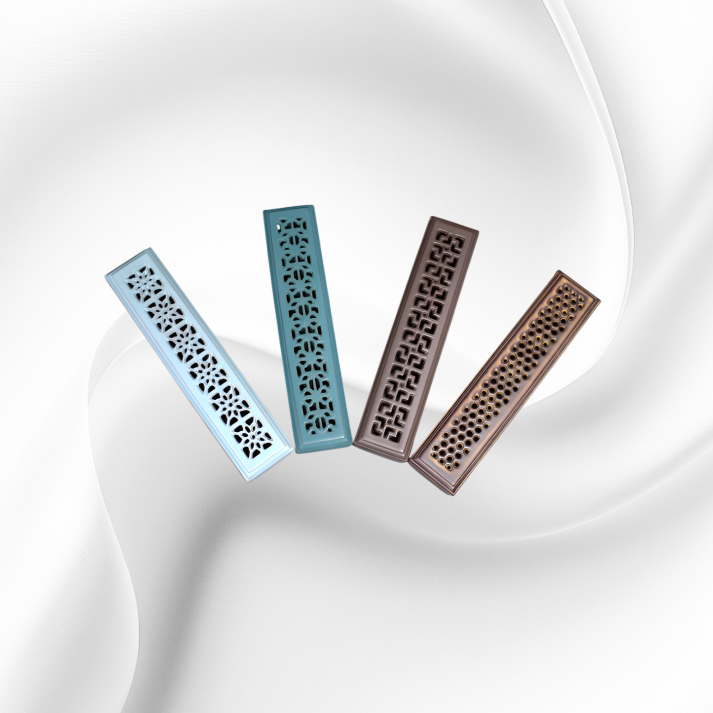 Horizontal Ceramic Incense Burner Box, Hollow Design for Home Aromatherapy