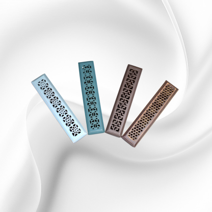 Horizontal Ceramic Incense Burner Box, Hollow Design for Home Aromatherapy