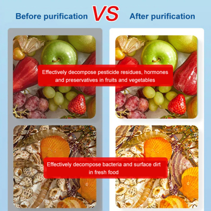 Ultrasonic large capacity double-layer vegetable washing basket