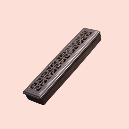 Horizontal Ceramic Incense Burner Box, Hollow Design for Home Aromatherapy