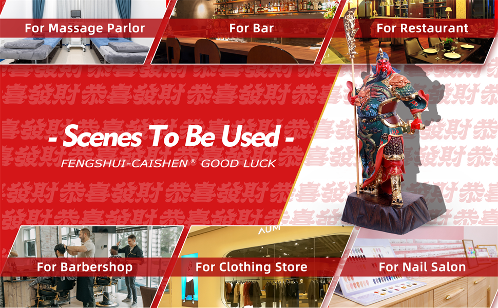 Guan Yu Statue, Guan Gong Statue, Kwan Kung, Kuan Gong Statue - God of Wealth God of Fortune