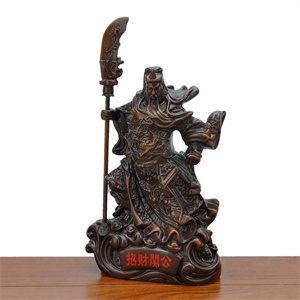 Guan Yu statue, Guan Gong statue, Chinese warrior figurine, Chinese warrior statue