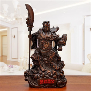Guan Yu statue, Guan Gong statue, Chinese warrior figurine, Chinese warrior statue