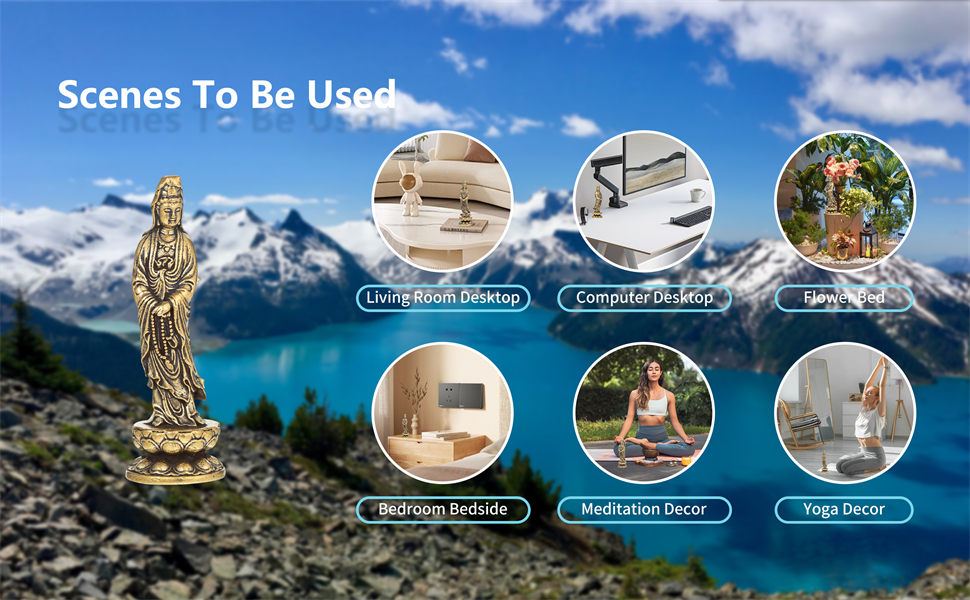 Mini Guan Yin Statue,Tiny Quan Yin,Kwan Yin,Kuan Yin,Cute Guan Yin Mother Buddha,Female Buddha