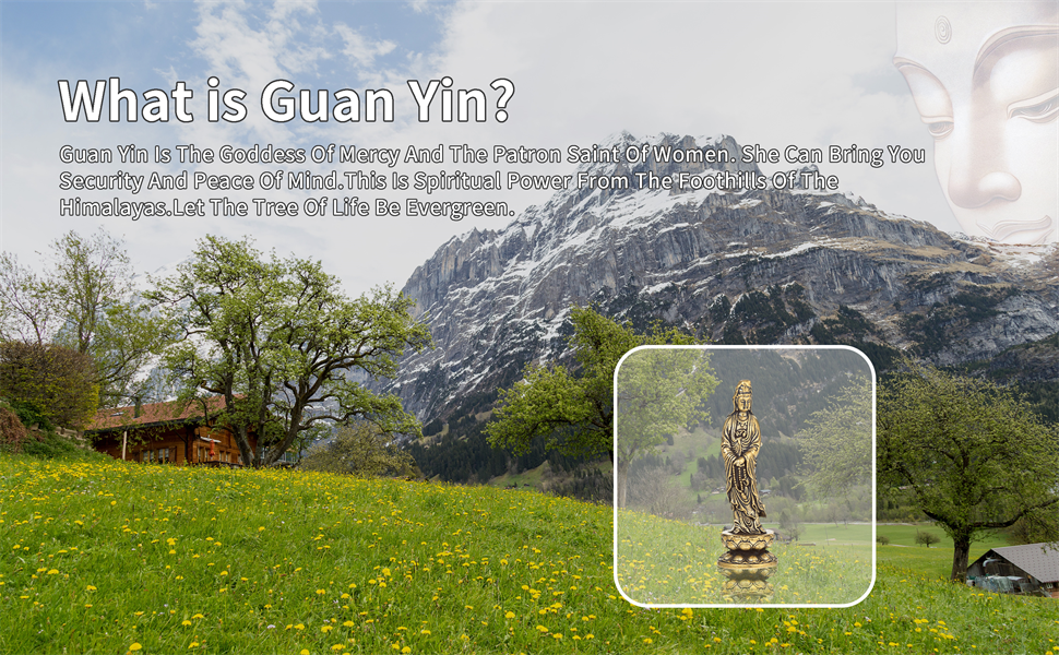 Mini Guan Yin Statue,Tiny Quan Yin,Kwan Yin,Kuan Yin,Cute Guan Yin Mother Buddha,Female Buddha