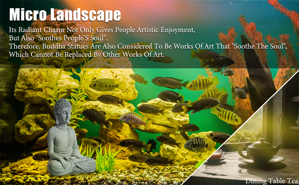 Mini Buddha Statues,Buda Buddah Statute,Sitting Meditation Buddha,Zen Meditating-Natural Stone