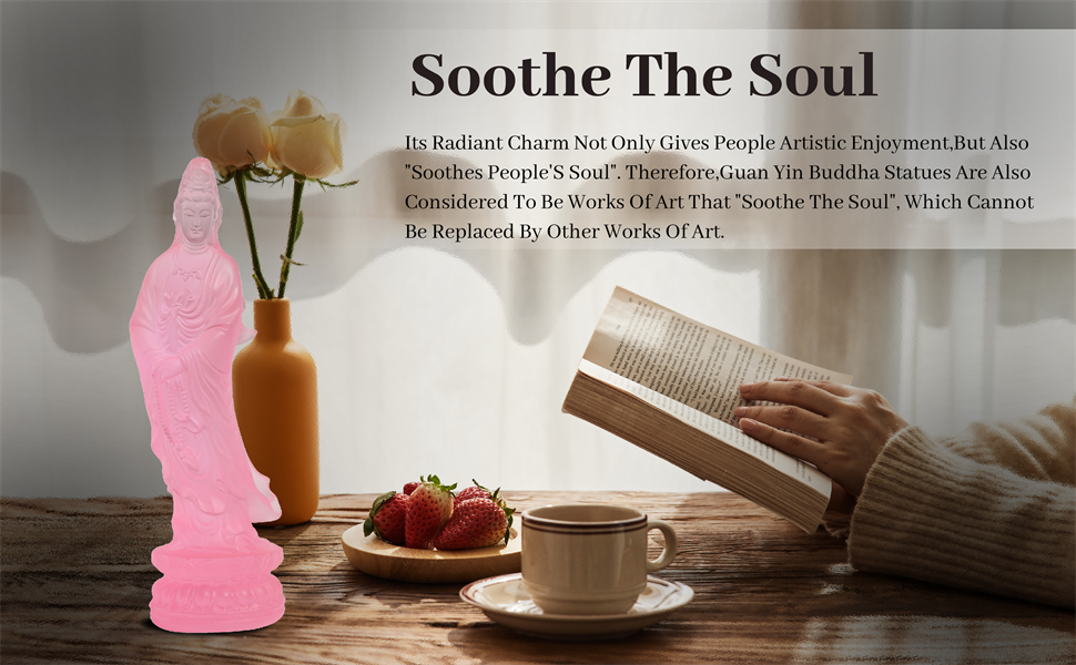 Guan Yin Statue,Quan Yin, Kwan Yin in Wind, Kuan Yin Buddha Statue -Zen Meditating Statue