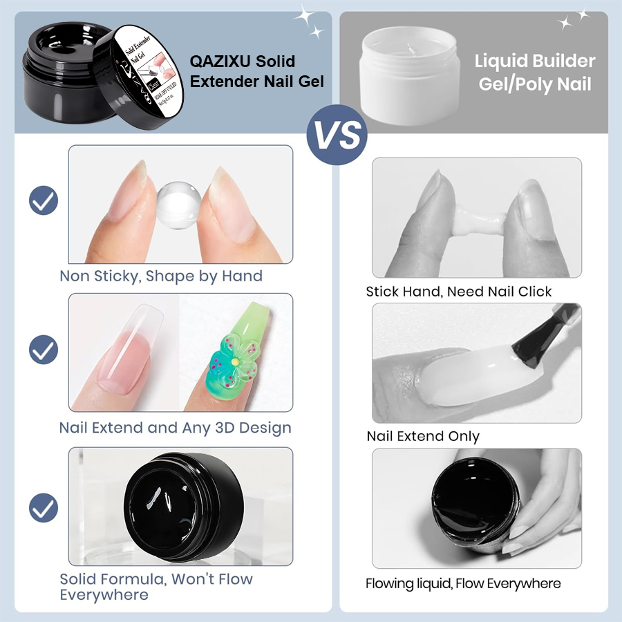 5g-non-stick extension glue transparent color