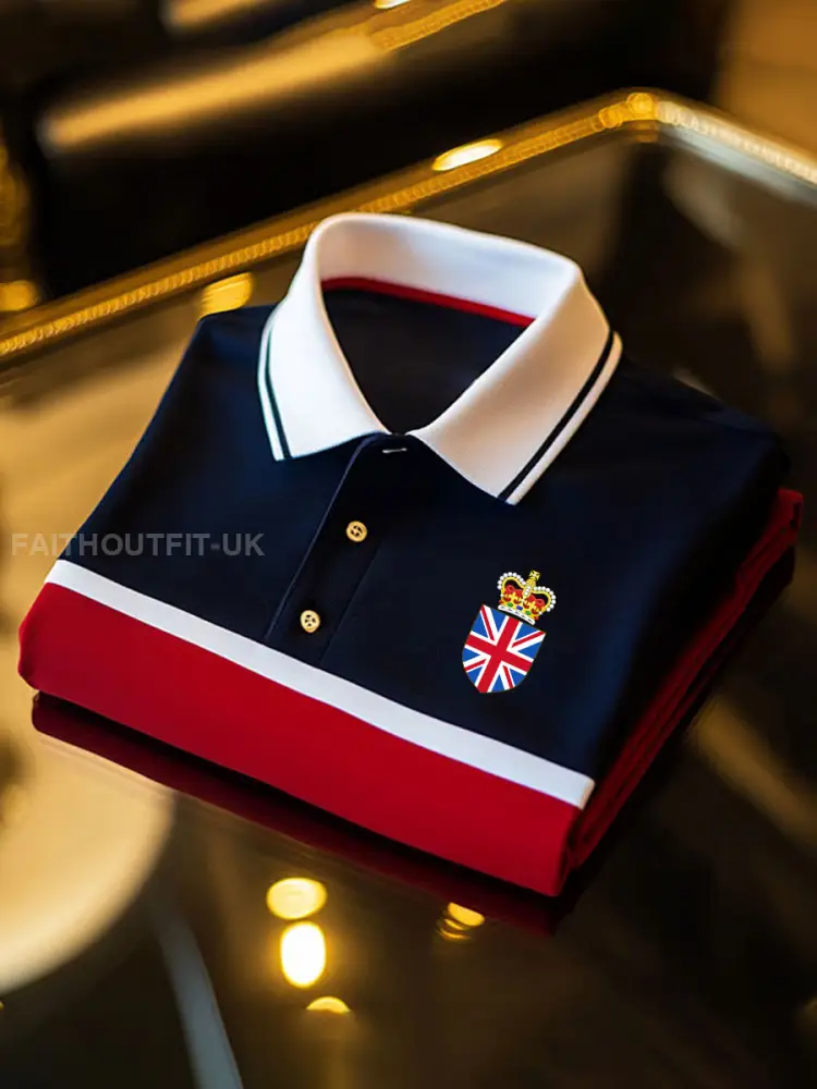 Men’s Vintage British Crown Casual Shirt