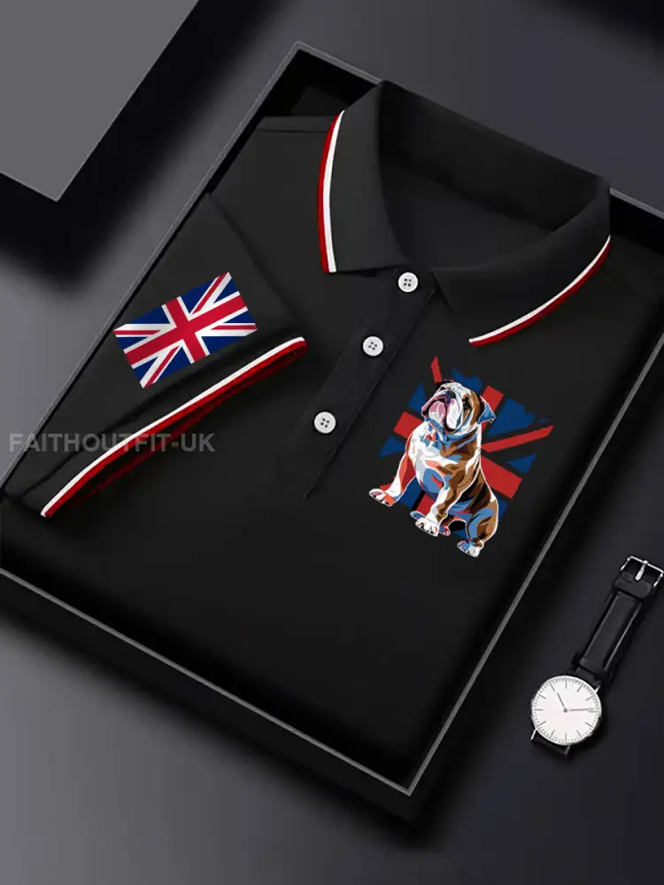 Men’s Vintage British Bulldog Casual Shirt