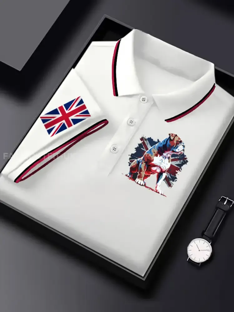 Men’s Vintage England Flag Casual Shirt