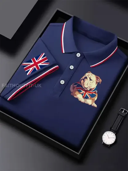 Men’s Vintage England Flag Casual Shirt
