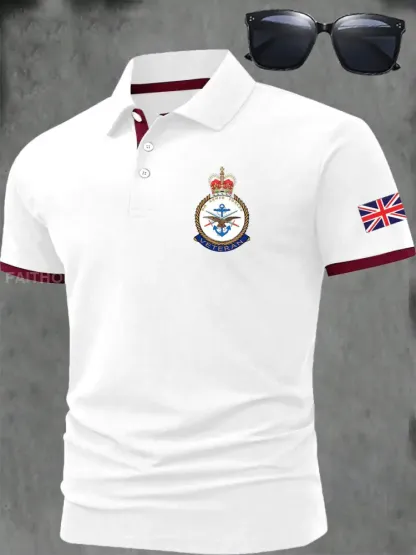 Men’s BRITISH ARMED FORCES Print Casual Short Sleeve Top