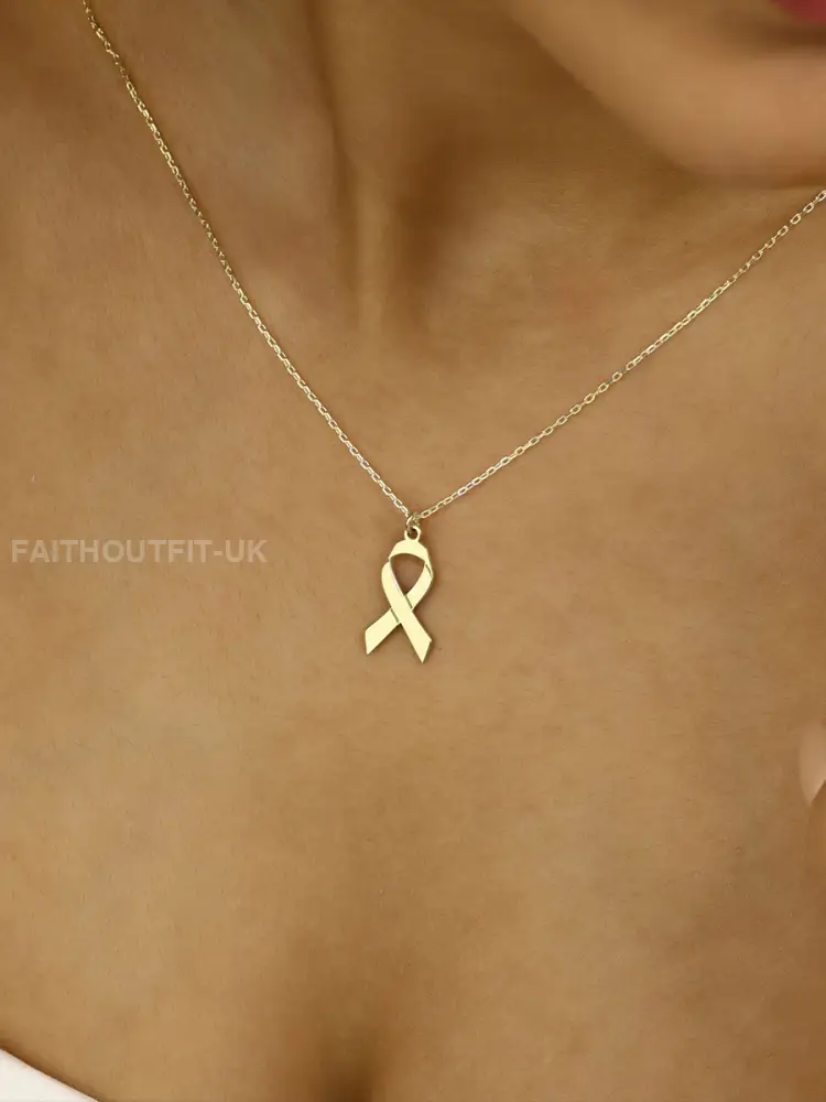 Women’s breast cancer necklace