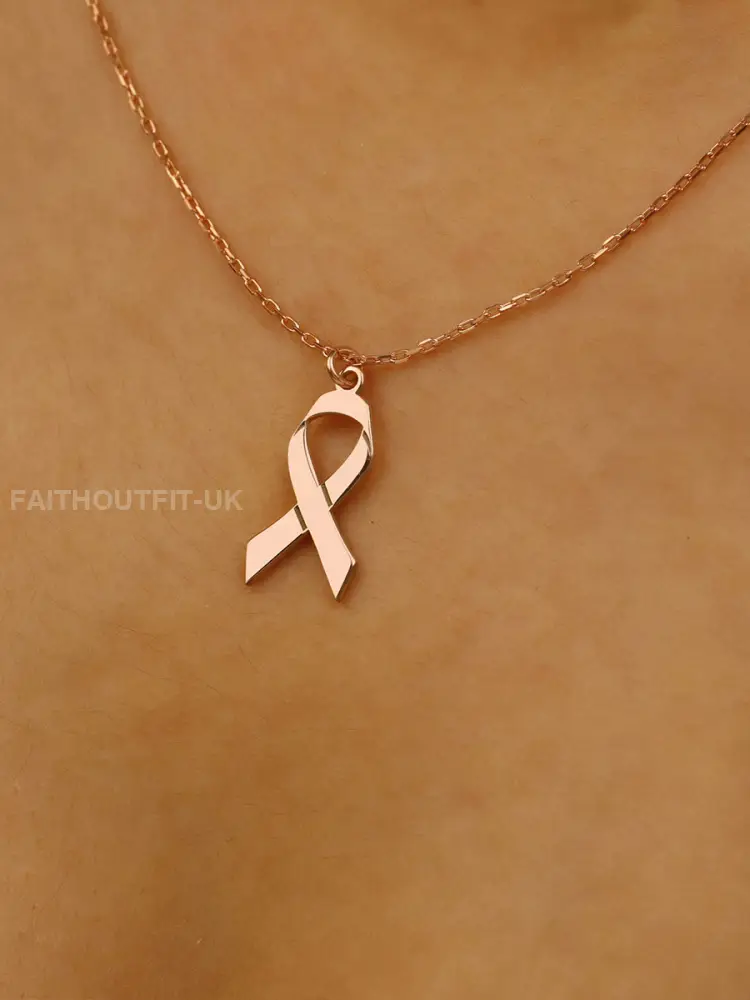 Women’s breast cancer necklace